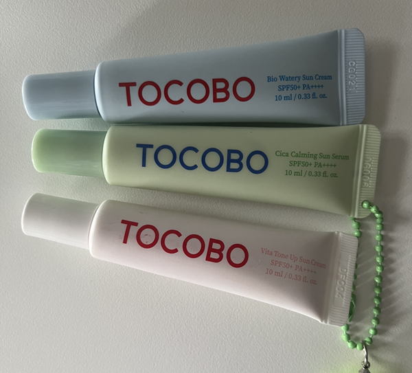 TOCOBOの日焼け止め3種類を比較レビュー！ビタトーンアップ・バイオウォータリー・シカカーミングの違いは？